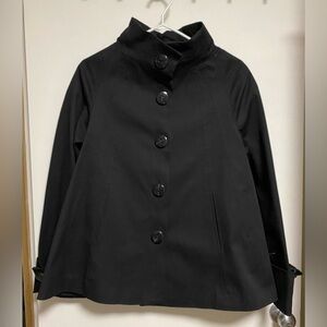 Nuage Button Front Jacket, size medium black, heavier weight